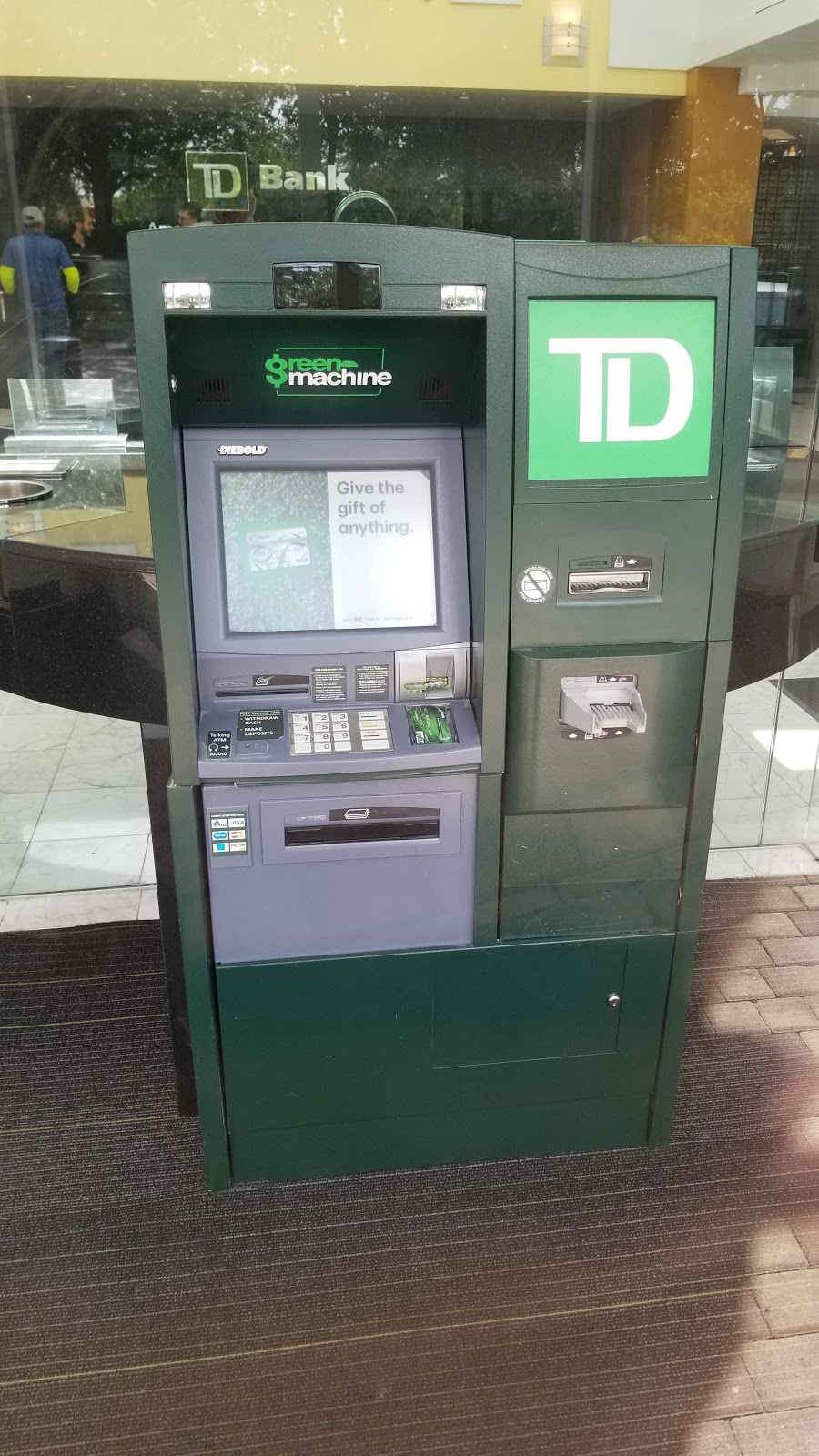 how to deposit money in td bank atm