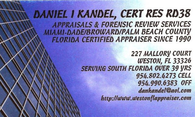 DANIEL KANDEL APPRAISALS