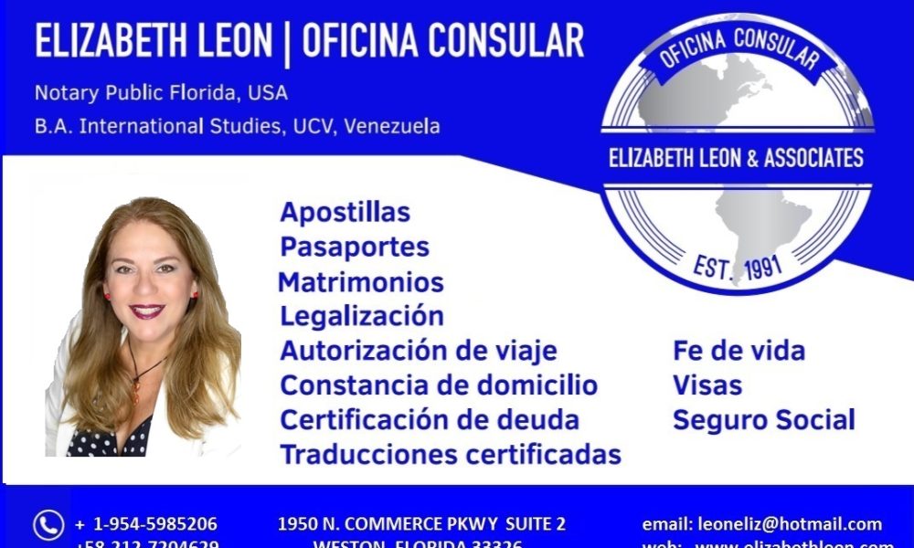 Elizabeth Leon Oficina Consular