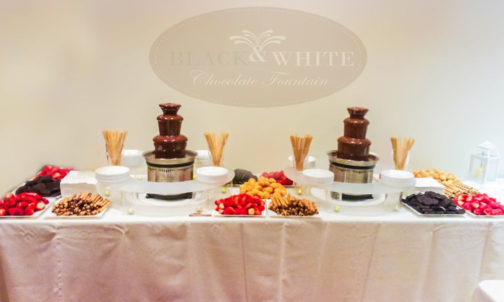 Black & White Chocolate Fountains