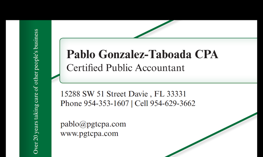 Pablo Gonzalez-Taboada CPA